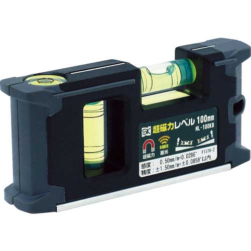 SK 超磁力レベル 100mm ML-100KB