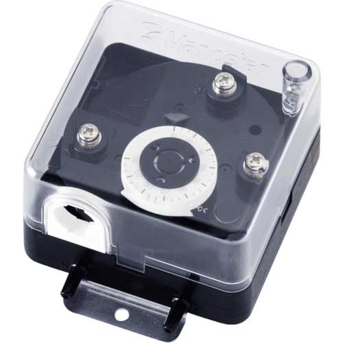 【廃番】マノスター 微差圧スイッチ マノスタースイッチ <口金一体型 下限設定用 水平取付> MS99LV120DH