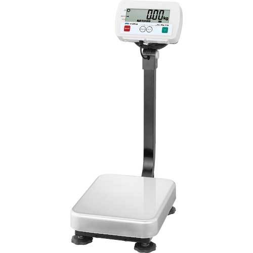 A&D 防塵・防水デジタル台はかり SEシリーズ(一体型・ポール付) ひょう量60kg 最小表示10g 計量皿寸法W300×D380mm SE60KAM