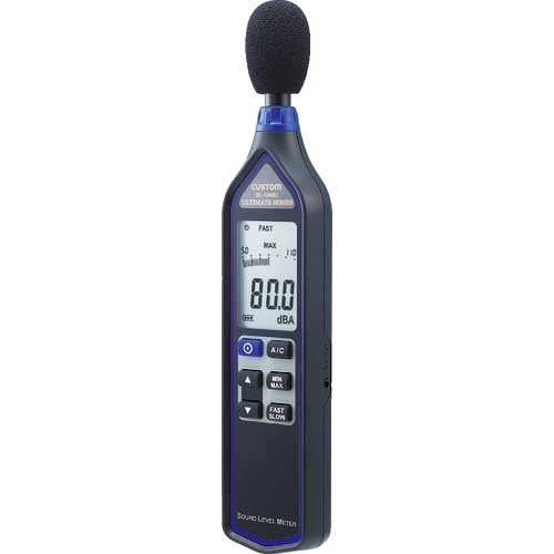 CUSTOM デジタル騒音計 SL-1340U
