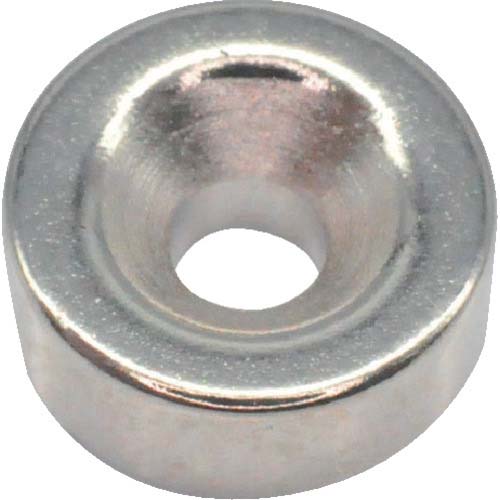 TRUSCO ネオジム丸径磁石 皿ネジ穴付 1個入 T