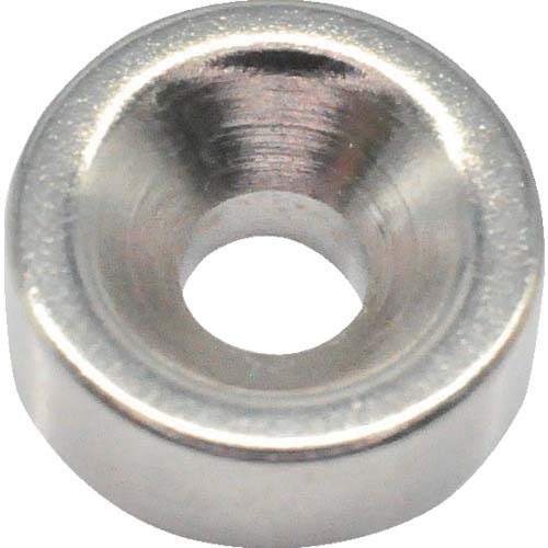 TRUSCO ネオジム丸形磁石 皿ねじ穴付 外径10mmX4mm M3 1個入 T10R04-M3