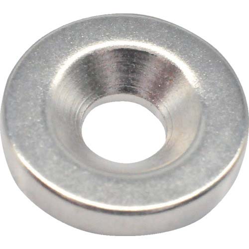 TRUSCO ネオジム丸形磁石 皿ねじ穴付 外径15mmX3mm M4 1個入 T15R03-M4