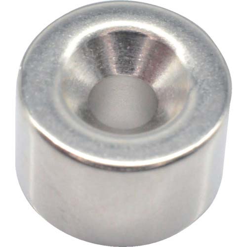 TRUSCO ネオジム丸形磁石 皿ねじ穴付 外径15mmX10mm M4 1個入 T15R10-M4