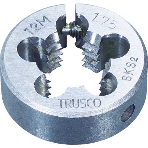 TRUSCO 丸ダイス 50径 M22×2.5 (SKS) T50D-22X2.5の通販｜現場市場