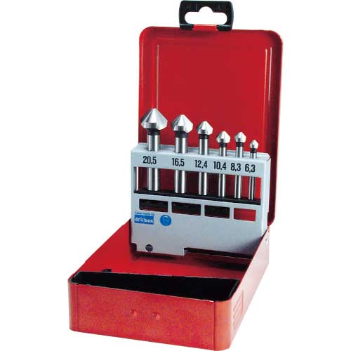 TRUSCO カウンターシンクセット ハイス 6本組 TCSHS