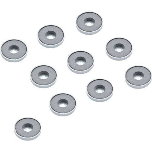 TRUSCO キャップ付フェライト磁石 丸形穴あり TFC