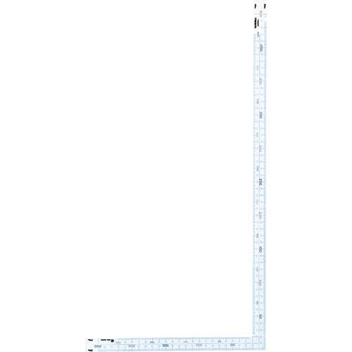 TRUSCO JISシルバー曲尺厚手広幅サイズ50cm TK-503CN