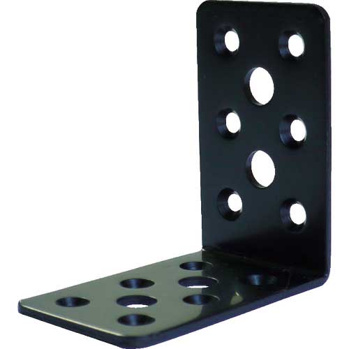 DAIDOHANT マルチ金物 L型 ブラック 2.3×40×65×65 00069105