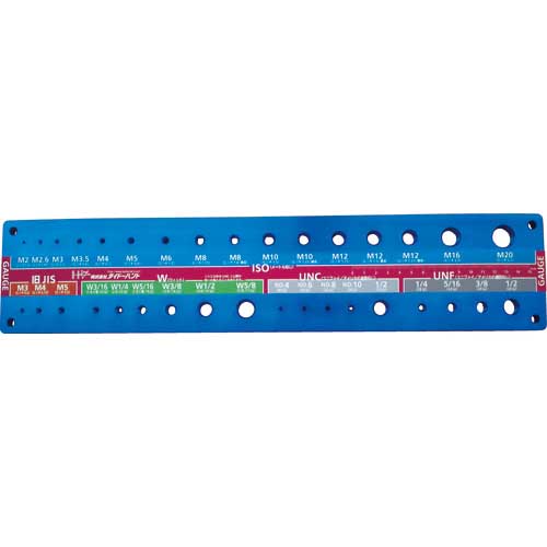 DAIDOHANT ねじチェッカー ボルト・小ネジ用 青 00092600