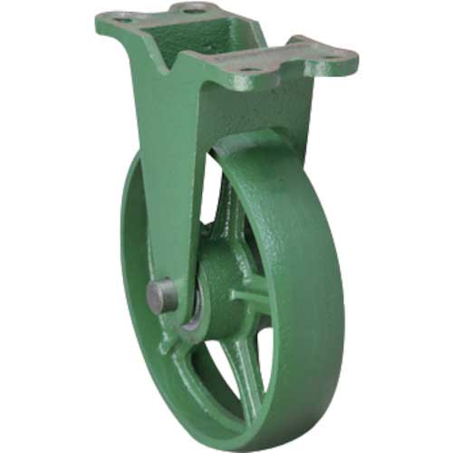 東北車輛製造所 鋳物製キャスター 標準型固定金具付鉄車輪 200 200KFB