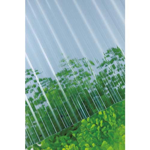 タキロン ポリカ波板 32波 6尺 910グレースモーク 217699