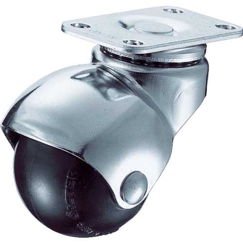 ハンマー プレート式 旋回式ゴム車輪 405P-R