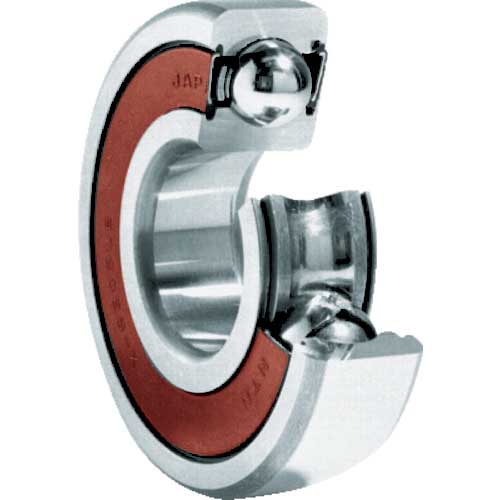 NTN 深溝玉軸受 すきま大・合成ゴム接触両側シールタイプ