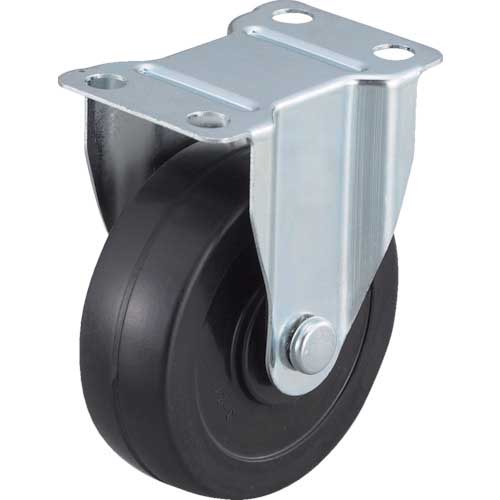 ワコー プレート式キャスターエアーキャスター(ゴム車)