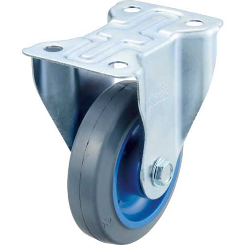 ワコーパレット エアーキャスター(固定車) 75mm ゴム車 AMR-75-NRB