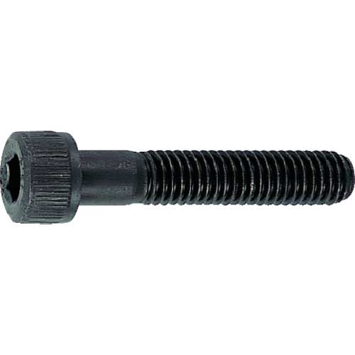 TRUSCO 六角穴付ボルト 黒染め 半ネジ サイズM6×70 16本入 /キャップボルト(CAP) B30-0670