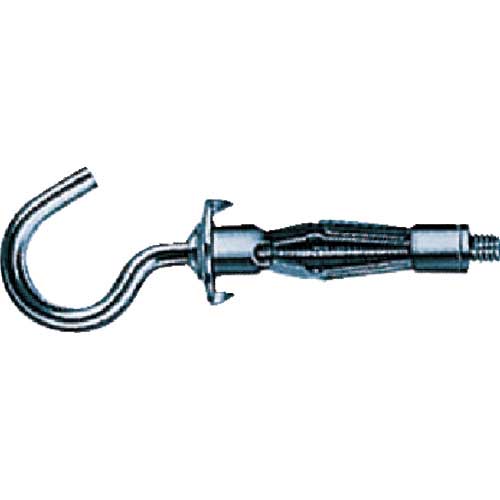 TRUSCO ボードファスナー C型フック スチール M4X36 8本入 (中空壁用アンカー/はさみ固定式) B-409CBT