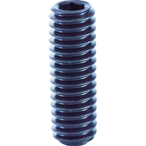 TRUSCO 六角穴付止めねじ 平先 黒染め M4×12 80本入 B63-0412