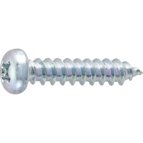 TRUSCO ナベ頭タッピングねじ 1種A 三価白 B707