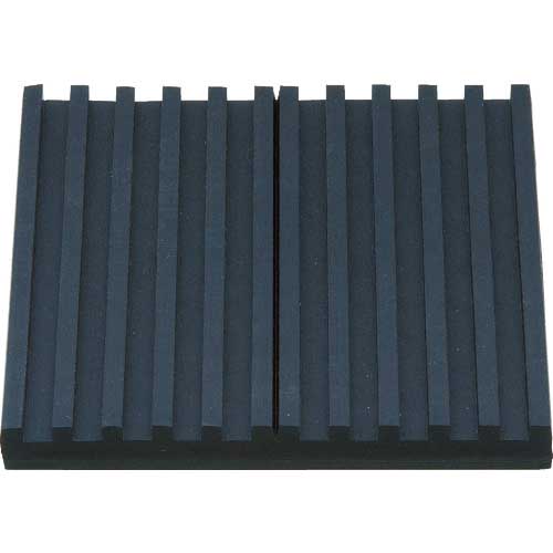 TRUSCO 防振パット ミニシートタイプ 50×50 厚み10mm 天然ゴム OHS-10-50