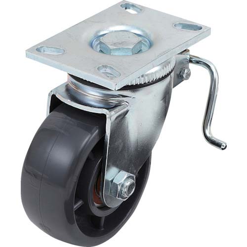 スガツネ工業 プレート式重量用キャスター(ソリッド・エラストマー車)