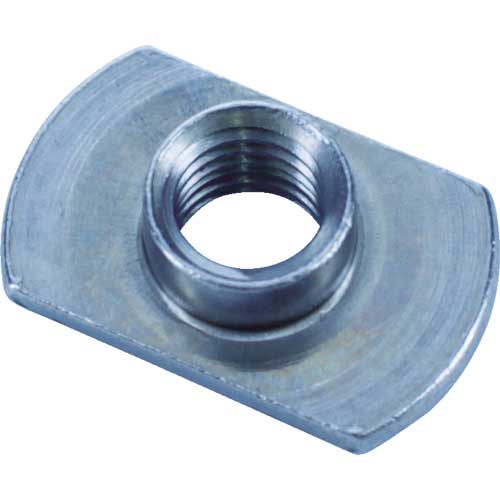 TRUSCO T型溶接ナット 2A スチール生地 パイロット付ダボ無し TBW08