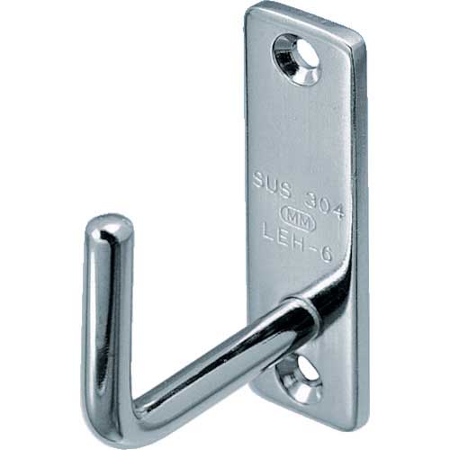 TRUSCO ステンレスロングアイフック 8mm (1個=1袋) TLEH-8