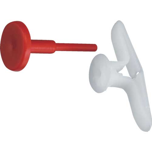 TRUSCO トメラー 樹脂製 適用アンカー板厚9.0〜13.0mm 10本入 (中空壁用アンカー/はさみ固定式) TM-BBT