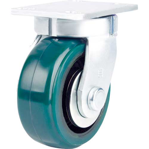 SAMSONG プレート式重荷重用キャスター(耐熱ウレタン車)