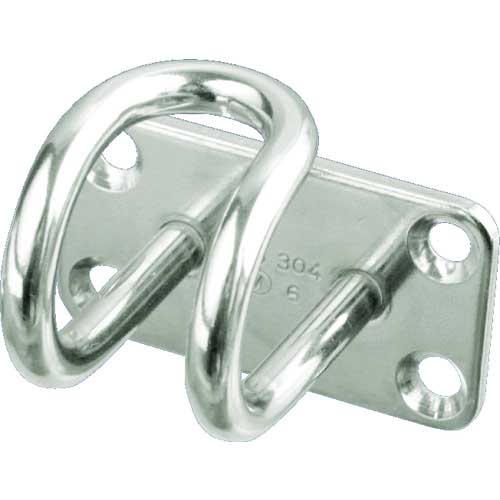 TRUSCO ステンレスワイヤープレートフック 6mm (1個=1袋) TPH-6