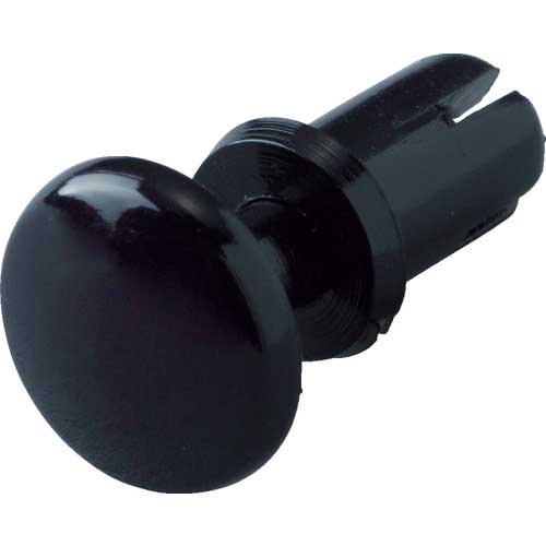 TRUSCO プッシュリベット 板厚3.7〜4.4mm 穴径2.1Φ 長さ6.4 黒 50個入 TPR2064-BK