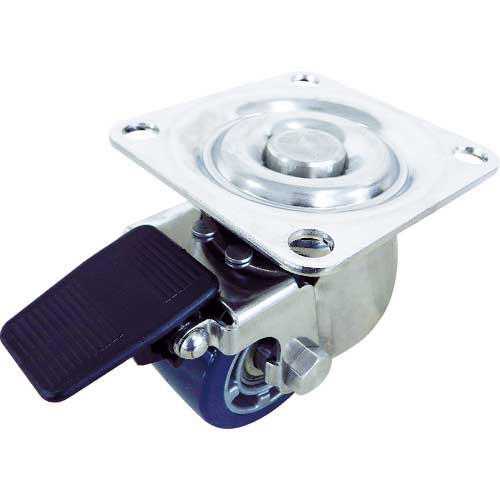 TRUSCO キャスター 低床式 重荷重用 自在SP付 ウレタン車 TYHSUB