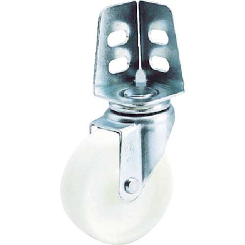 TRUSCO アングル式ナイロンキャスター 自在 Φ50 TYSA-50N