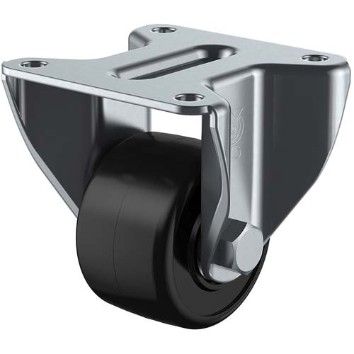 ユーエイ プレート式低床式重荷重用キャスター(フェノール車)