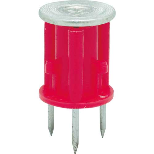 三門 木製合板型枠用インサート バリアス 3分 赤 500個入 V-3030-R