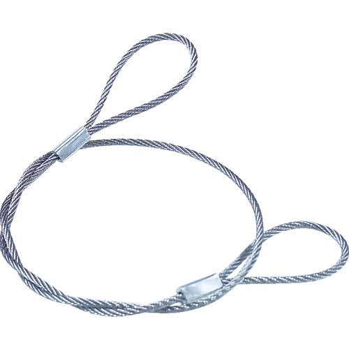 ニッサチェイン ステンレスカットワイヤー アルミカシメ 1.5X300mm (1本=1PK) Y-17