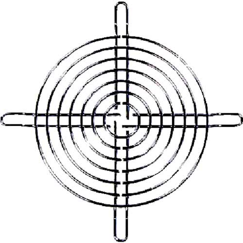 SanAce フィンガーガード (□92mm用、φ100mm用 吸込側、吐出側兼用) 109-099E