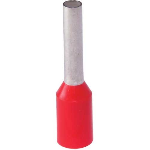 WAGO フェルール 圧着端子 FE-1.0-8N-RD 100個入 216-203-PK