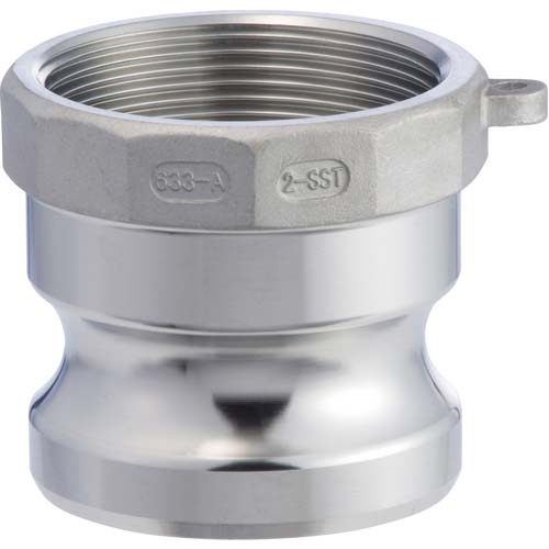 TOYOX カムロック アダプター メネジ ステンレス 633-AB 1-1/4インチ SST 633-AB-1-1/4-SST