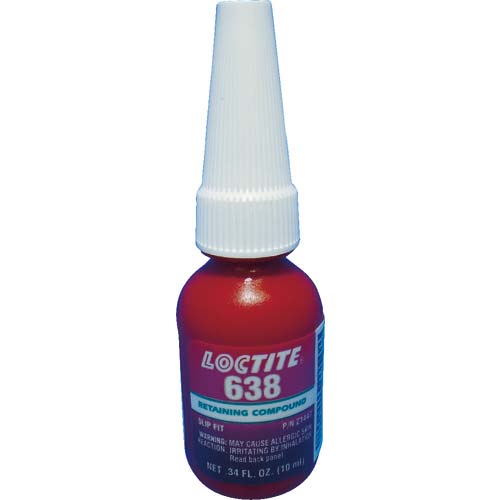 ロックタイト はめ合い用接着剤 638 10ml 最高強度 638-10