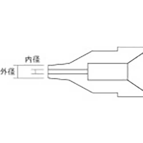 白光 はんだ除去器用交換パーツ ノズル 内径1.0mm S型 適合機種474/475/701/808 A1003