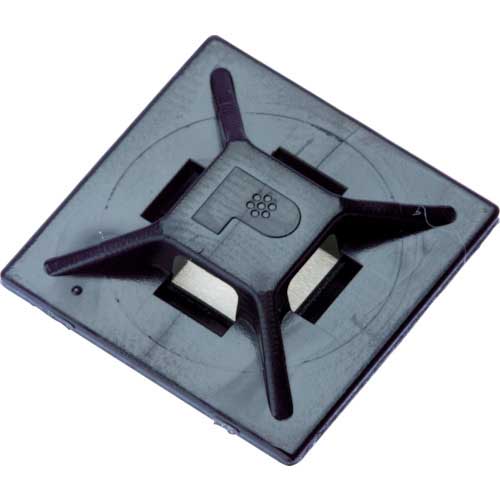 パンドウイット マウントベース ゴム系粘着テープ付き 黒 (100個入) ABMM-A-C20