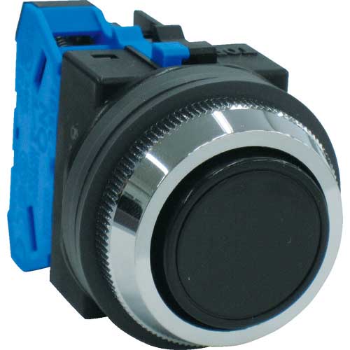 IDEC Φ30丸平形押しボタンスイッチ ABN110B