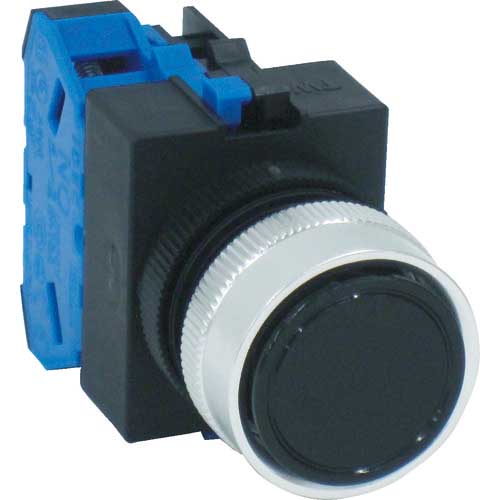 IDEC Φ22丸平形押しボタンスイッチ ABW110B