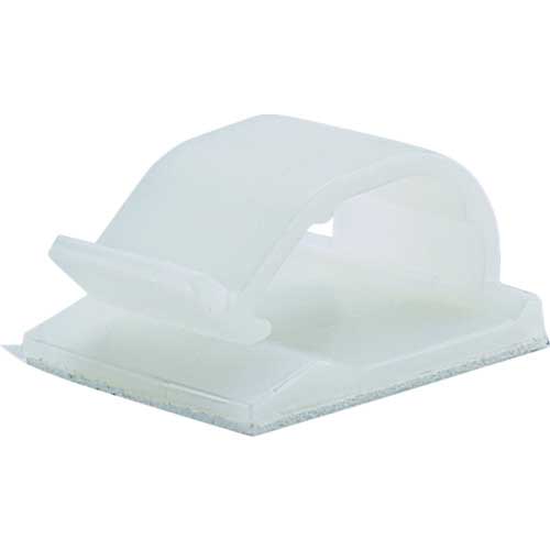 PANDUIT 固定具 コードクリップ ゴム系粘着テープ付 ナチュラル100個入 ACC62-A-C