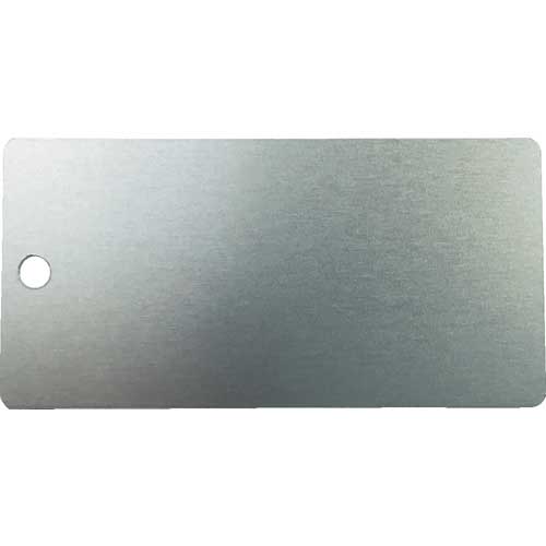 IM 刻印用アルミプレート 25×50×0.8 1-φ3 4-R2 10枚入 AL-255H1