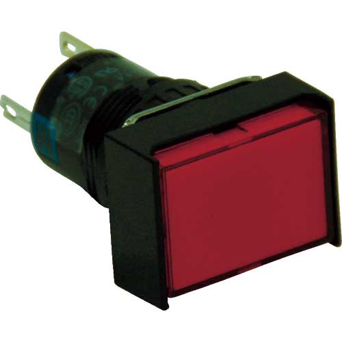 IDEC φ16長角形照光押しボタンスイッチ AL6H-M14R