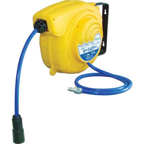【廃番】日動 自動巻きエアーリール オートエアー 内径Φ6.5×外径Φ10mm ホース長12m AR-120-6.5