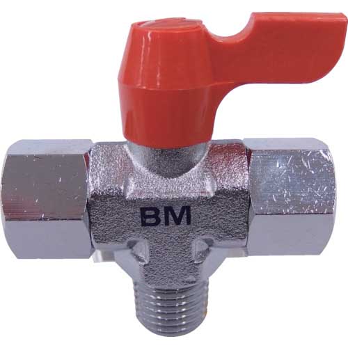 ASOH ボールバルブ エースボール 縦型三方弁 外内ねじ型 BM